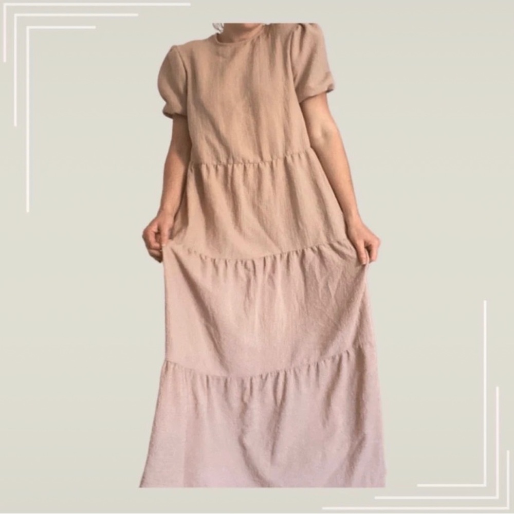 Tiered maxi dress